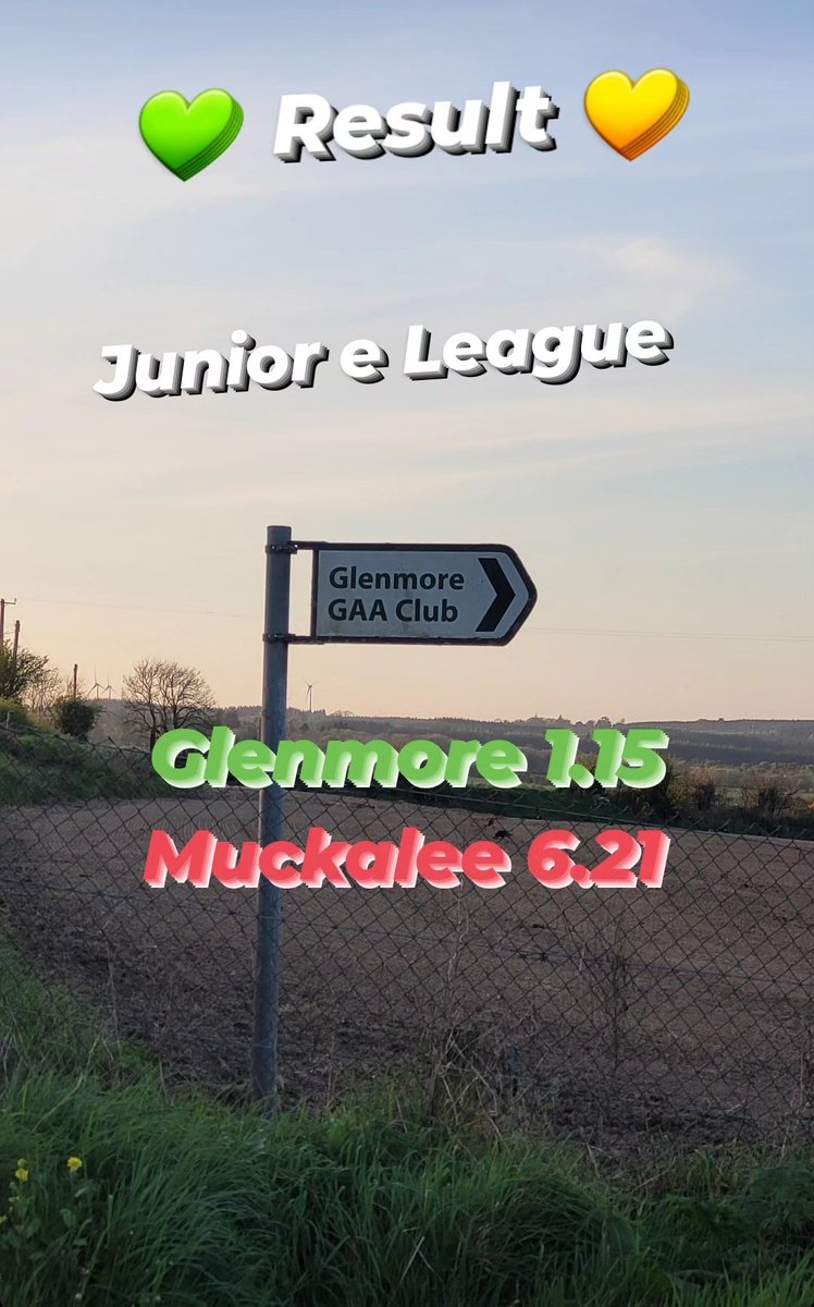 Glenmore GAA Club (@GlenmoreGAA) on Twitter photo 2024-04-20 19:16:45