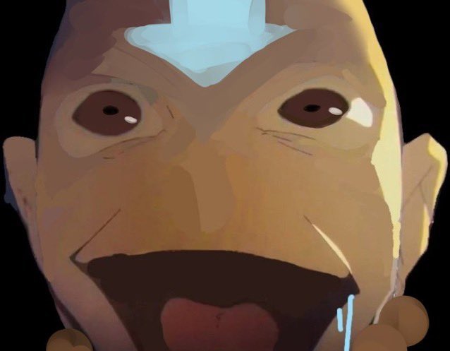 Aang when he finds a Golden Frenzy Auto Shotgun