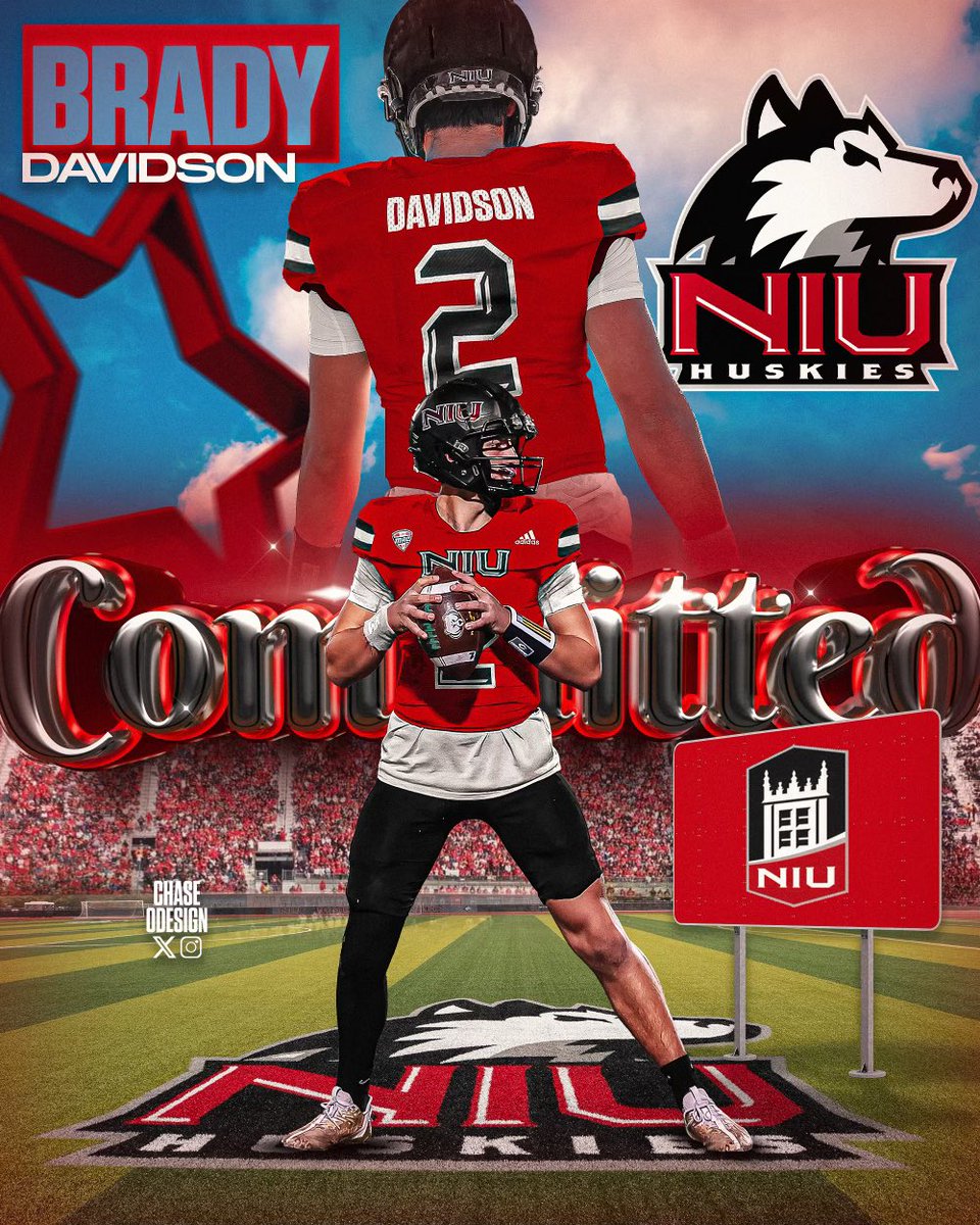 Brady Davidson (@brady_d_2_) on Twitter photo Committed. <a href="/NIUCoachHammock/">Thomas Hammock</a> <a href="/CoachBeschorner/">Wesley Beschorner</a> <a href="/CoachEidsness/">Eric Eidsness</a> <a href="/Coach_Perkins/">Matt Perkins</a> <a href="/CoachAHarrell11/">Coach Alex Harrell</a> <a href="/RBFBRecruit/">Rock Bridge Football Recruiting</a> <a href="/TomLoy247/">Tom Loy</a> <a href="/SWiltfong_/">Steve Wiltfong</a> <a href="/NIU_Football/">NIU Football</a> #GoHuskies #TheHardWay Committed. <a href="/NIUCoachHammock/">Thomas Hammock</a> <a href="/CoachBeschorner/">Wesley Beschorner</a> <a href="/CoachEidsness/">Eric Eidsness</a> <a href="/Coach_Perkins/">Matt Perkins</a> <a href="/CoachAHarrell11/">Coach Alex Harrell</a> <a href="/RBFBRecruit/">Rock Bridge Football Recruiting</a> <a href="/TomLoy247/">Tom Loy</a> <a href="/SWiltfong_/">Steve Wiltfong</a> <a href="/NIU_Football/">NIU Football</a> #GoHuskies #TheHardWay