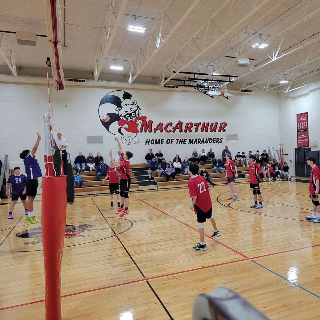 It's bump, set, spike time!  Our middle school boys' volleyball season is underway!  We're excited to see our players develop their skills, work as a team, and have some fun on the court.  Let's go, Marauders! #MAChasPRIDE #PROUD2BD23 instagr.am/p/C5_p9Y8JeWz/