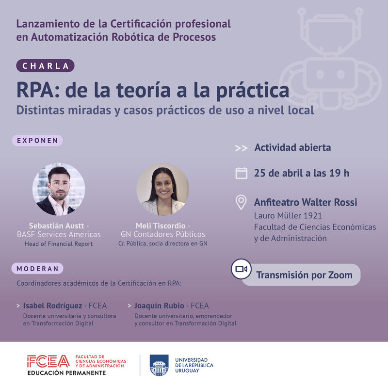 gbudino's tweet photo. Este #jueves conversatorio previo al inicio de una nueva edición de la Certificación en Automatización de Procesos de @UACYGdeFCEA 

https://t.co/4RCHnBOnFx https://t.co/9DxdvEzHN1