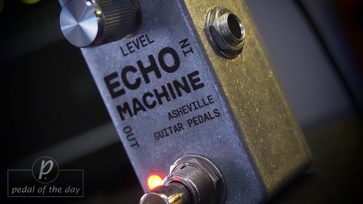 Check out our review and demo of the small but amazing Echo Machine Delay from #AshevilleGuitarPedals, out now on our website and YT channel!!

pedal-of-the-day.com/2024/04/20/ash… 

#pedaloftheday #asheville #echomachine #delay #delaypedal #delaypedals #guitarpedals