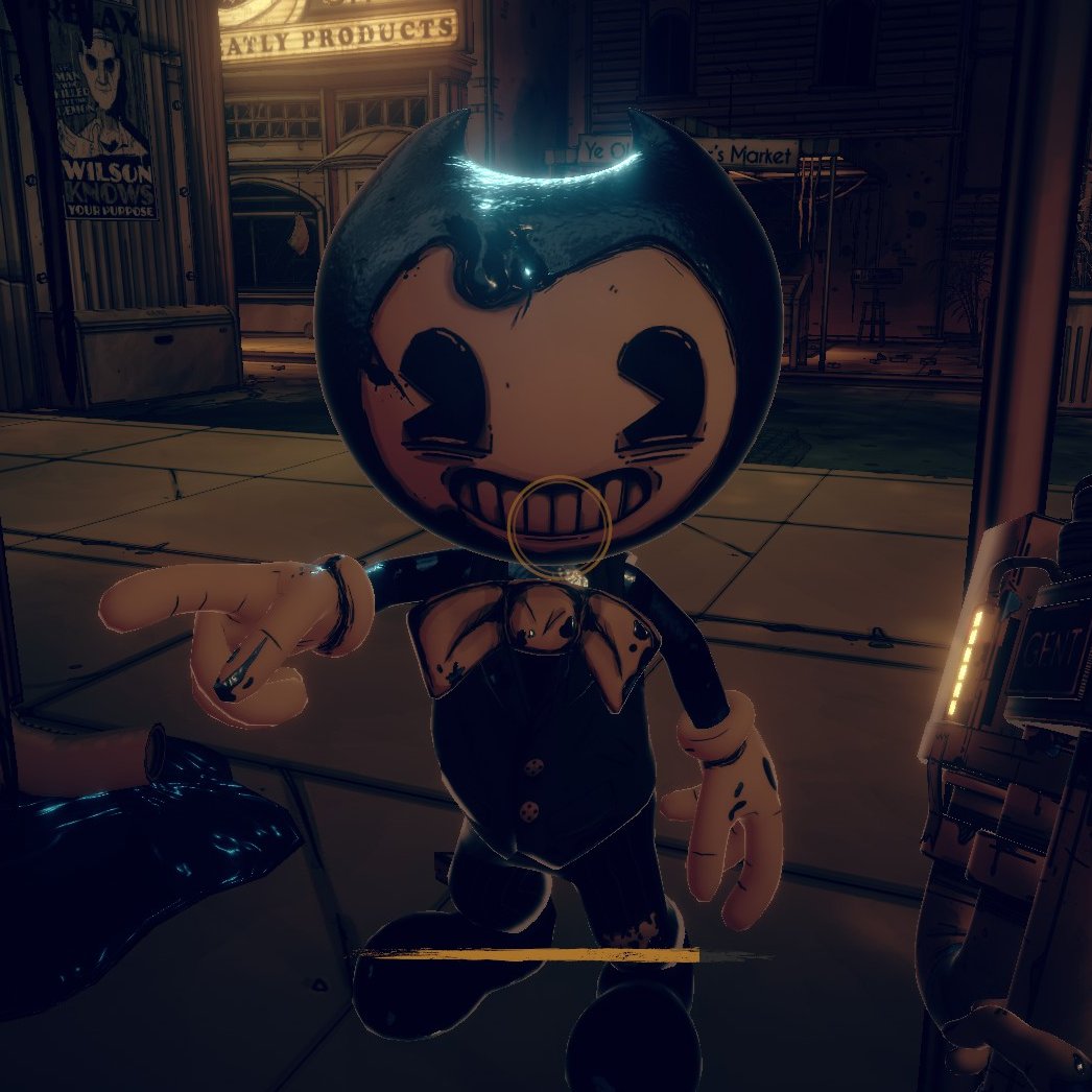 Yknow how bendy has clothes,what if the reason he has those is because of the possible scars from the  
experiments done by the keepers (the mention of cutting through bendy's body in log 44)