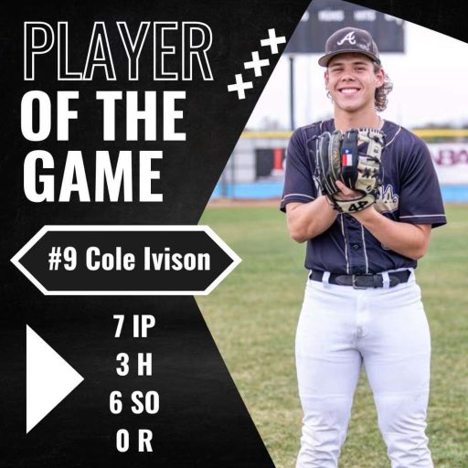 OFF-SPEED ATHLETICS (@offspeedath) on Twitter photo COMPLETE GAME shut out by Cole Ivison tonight! Mustangs beat Monahans 6-0 and will finish 2nd in District this season! @2025OSAWhite <a href="/ivison_cole/">Cole Ivison</a> COMPLETE GAME shut out by Cole Ivison tonight! Mustangs beat Monahans 6-0 and will finish 2nd in District this season! @2025OSAWhite <a href="/ivison_cole/">Cole Ivison</a>