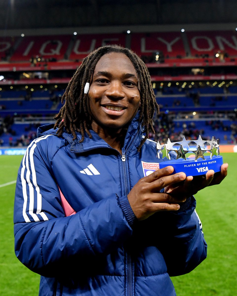 ⭐️ Joueuse du match! #UWCL #OLPSG #Dumornay 🇭🇹 @OLfeminin 👏