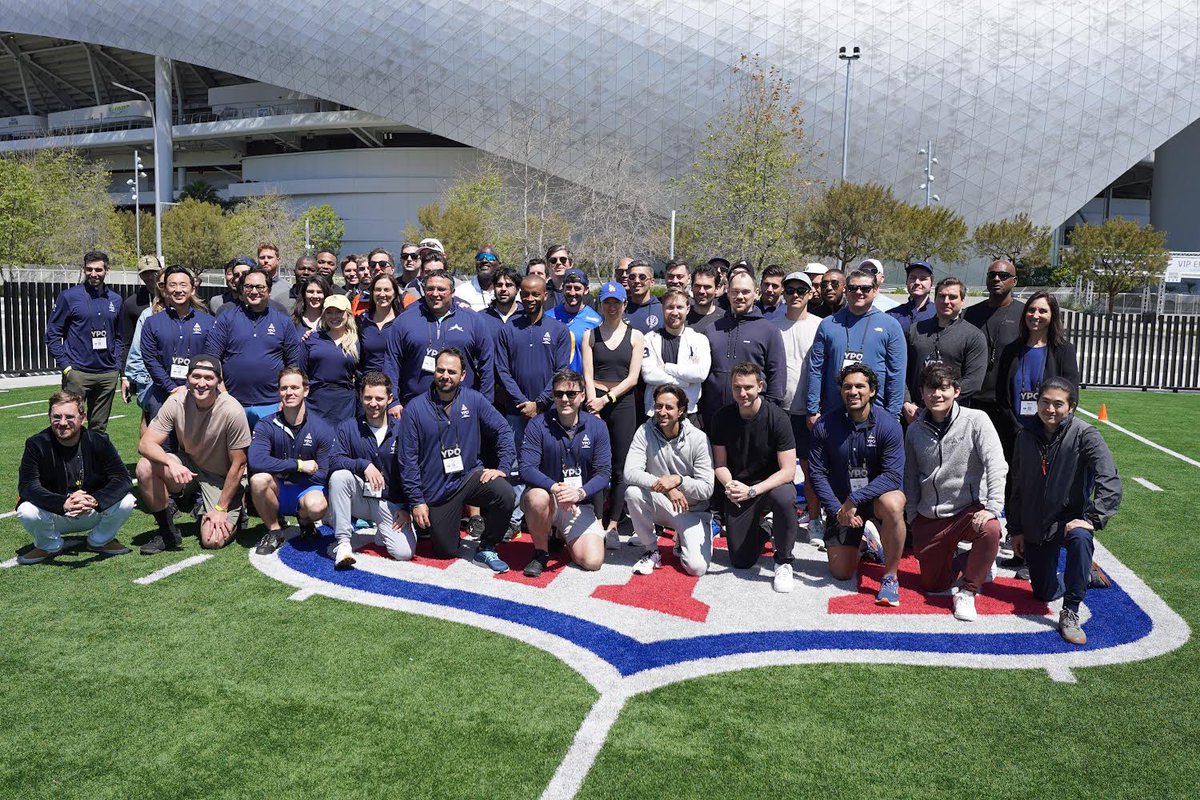 What an amazing experience! We got a chance to lead our own NFL combine with @ypoglobal at @sofistadium !! 🏈🏈 #sportsmanship #projecttransition #sofistadium #sofi #football #NFL #NBA #sports #combine #draft #fyp