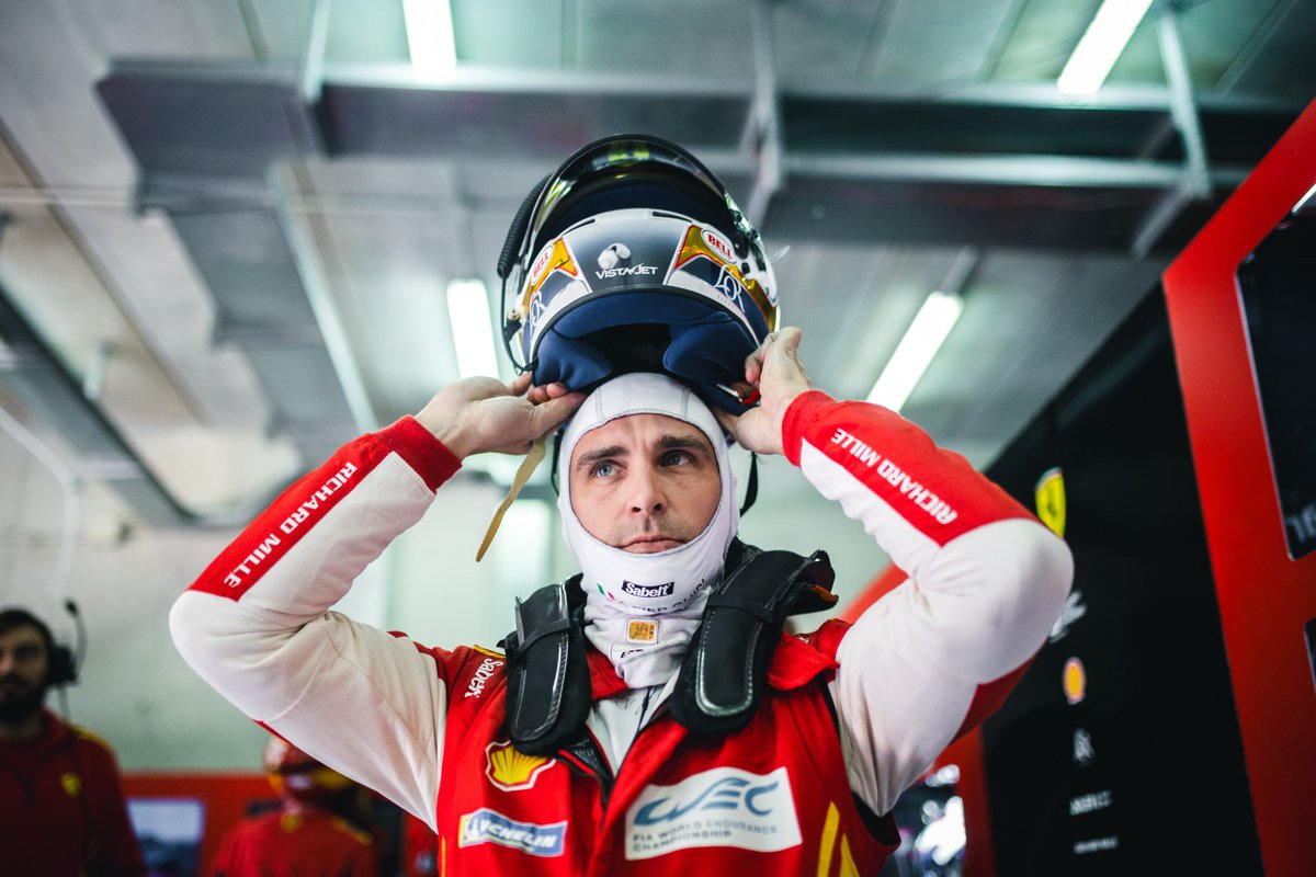 🗣 Alessandro Pier Guidi #51 : 'Demain, nous verrons trois Ferrari en tête, et c'est une fantastique nouvelle. Après les FP, nous savions que nous avions une 499P compétitive et nous espérions donc assurer une bonne position de départ...'

#WEC #6HImola 🇮🇹