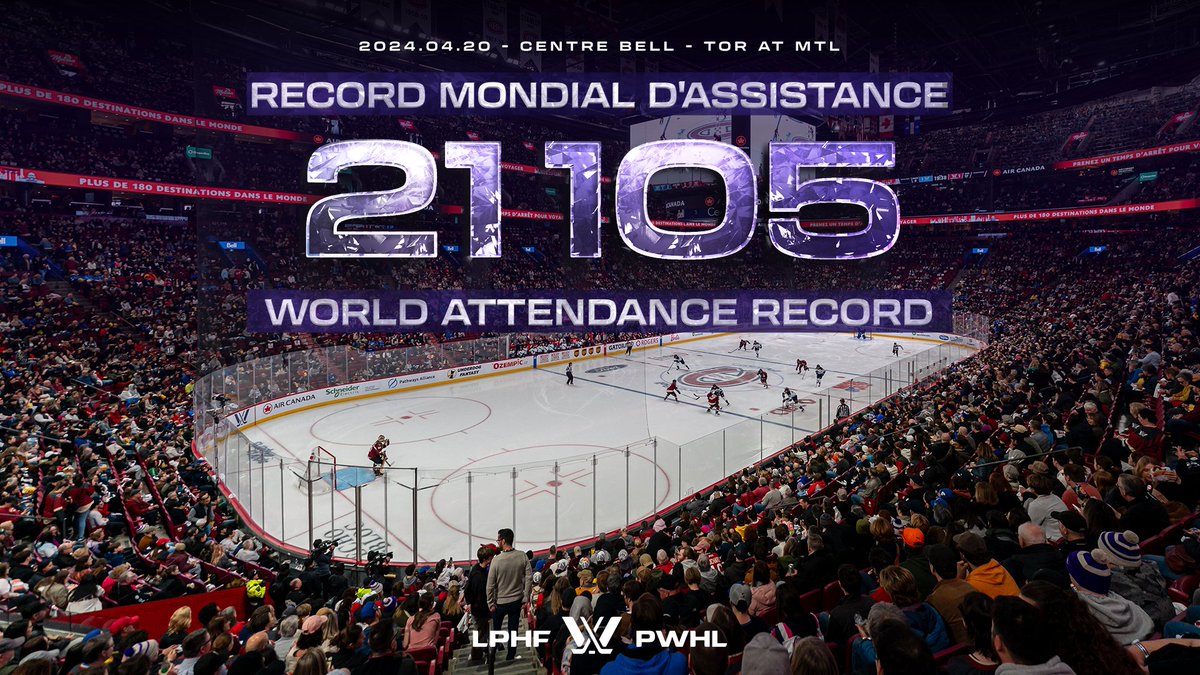 Another. Record. Shattered. Nous marquons l'histoire. Merci Montréal! EN: bit.ly/4aYTukW FR: bit.ly/3UqfVdh