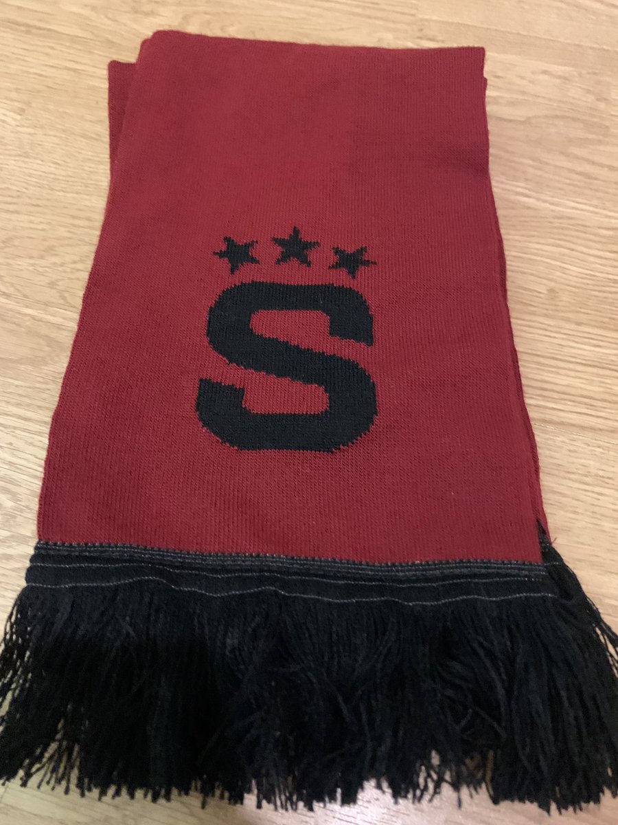 Many thanks @finallyjonesy for donating @ACSparta_CZ @ACSparta_EN scarf and it’s scarf 2795 donated by football fans and clubs worldwide.