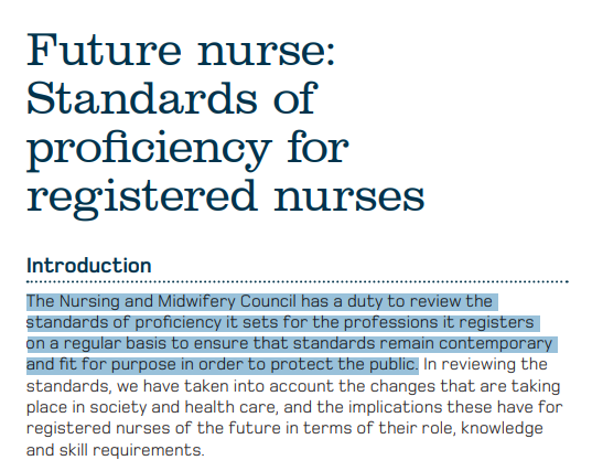 Mental Health Deserves Better: #MHDeservesBetter (@mh_deservesbett) on Twitter photo Hello <a href="/nmcnews/">Nursing and Midwifery Council</a>. How regular is 'regular'? The future nurse standards don't assert, promote or protect specific skills for mental health nurses, and change is needed. #MHDeservesBetter Hello <a href="/nmcnews/">Nursing and Midwifery Council</a>. How regular is 'regular'? The future nurse standards don't assert, promote or protect specific skills for mental health nurses, and change is needed. #MHDeservesBetter