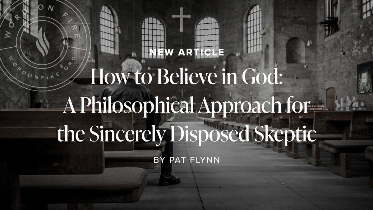 A philosophical approach to God can remove barriers to belief through a conceptual clarification of what is meant by God: bit.ly/3Wph1Yv