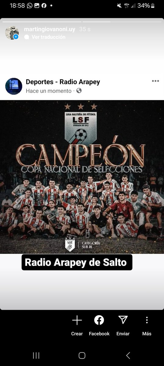 GiovanoniMartin's tweet photo. Copa OFI Juveniles
Liga Salteña de 2- Liga Maldonado 1 https://t.co/XzlftLfkT5