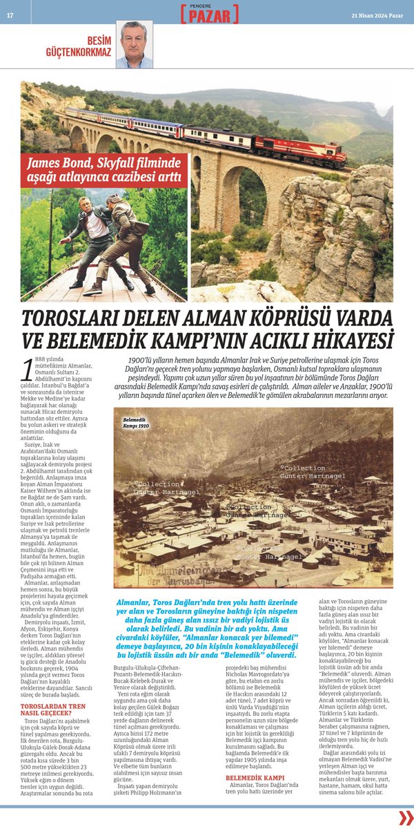 ✒James Bond, Skyfall filminde aşağı atlayınca cazibesi arttı

Besim Güçtenkorkmaz, Pencere Pazar için yazdı

<a href="/besimguc/">besim güçtenkorkmaz</a>

gazetepencere.com/kose-yazilari/…