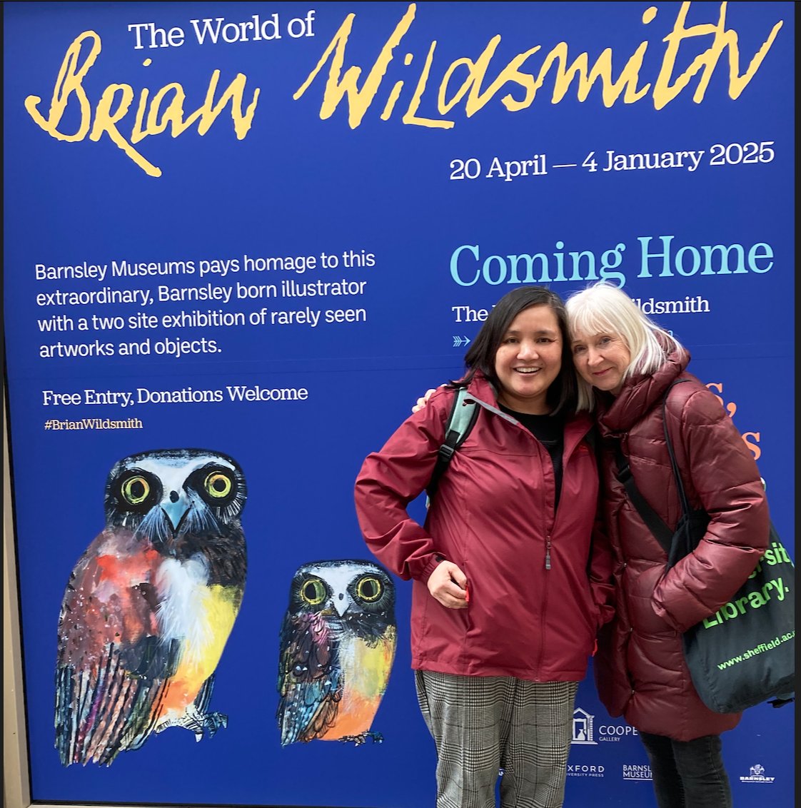 Had an amazing time <a href="/brian_wildsmith/">Brian Wildsmith official</a> in Barnsley today at art workshop with Parl Morton (<a href="/paulhotfrog/">Paul Morton</a>).