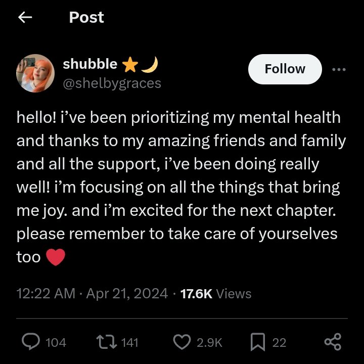 UltraViole74456's tweet photo. #WilburSupportSquad 
Shelby posted for those who are blocked. https://t.co/pt6R8yvHgO
