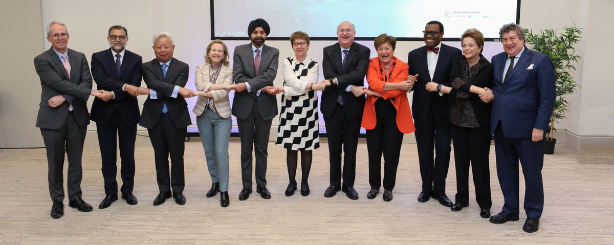 Very proud to host a retreat with my fellow Heads of MDBs @the_IDB headquarters. In an unprecedented note, we're announcing joint steps & concrete deliverables to work more effectively as a system to better serve our member countries. Working as a system, for our countries, with