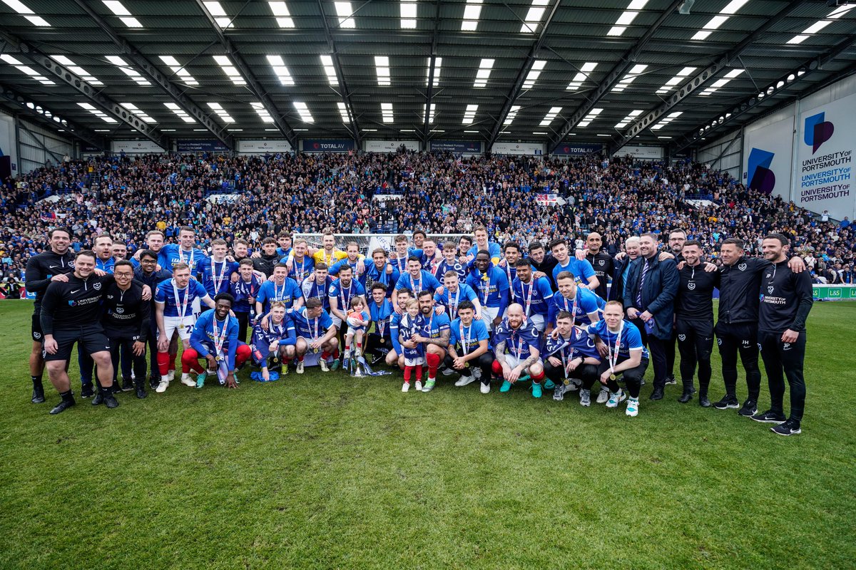 This team. 💙 #Pompey