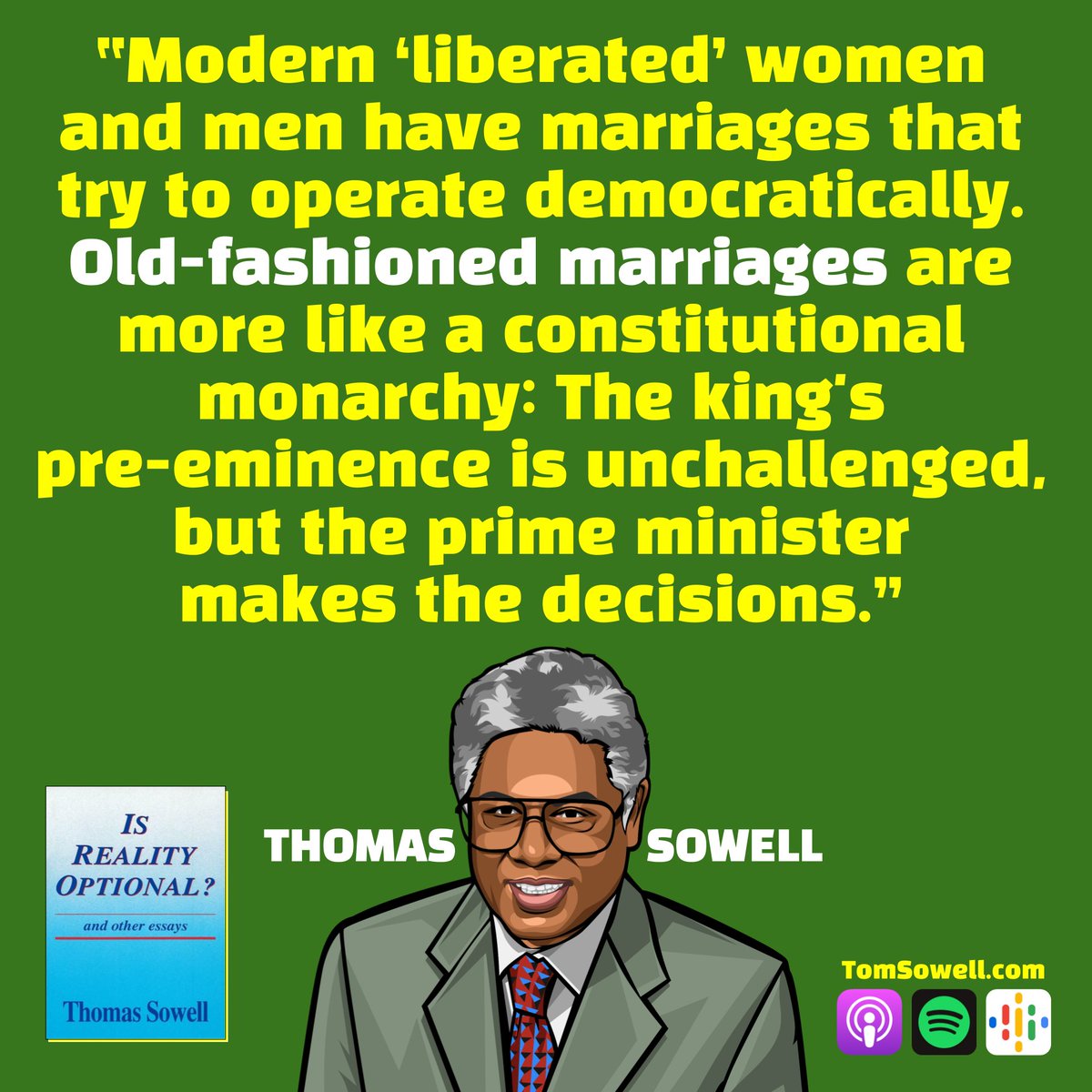 Thomas Sowell, The Genius of... (@AlanWolan) on Twitter photo 2024-04-21 01:30:00