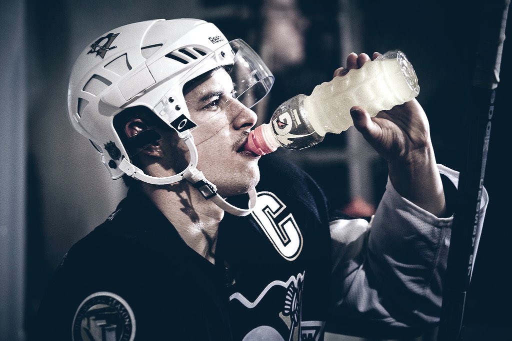 crosbyhistory87's tweet photo. Fact of the Day: Sidney Crosby has had a sponsorship with Gatorade since he was 16 years old. https://t.co/WhP0DUJg0w