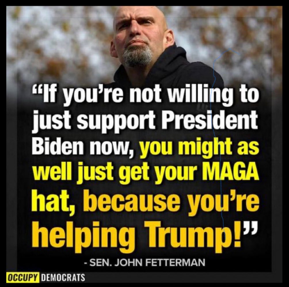 Drop a 💙 for big John Fetterman! 🙏💙