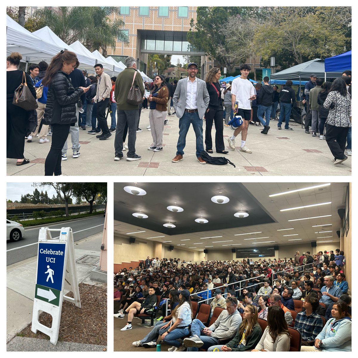Great turnout for Celebrate UCI where we got to welcome newly admitted anteater engineers to campus and to @UCIEngineering . I just love the energy, excitement, and all-around positive vibes around this event.