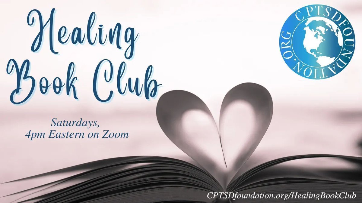 Join us at 4pm today for our Healing Book Club! A safe place to read through and discuss trauma recovery books from leading authors and clinicians! buff.ly/37Uom5K #BookClub #Reading #healingbooks #Bibliotherapy
