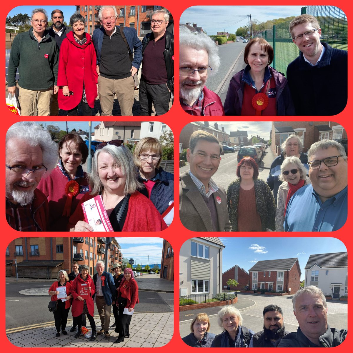 Wow what a Super Saturday we had today all over the City. Thanks for the warm welcome. Use your vote to support Labour Candidates ❌️ to form a Labour City Council. #Cathedral #nunnery #rainbowhill #stjohns #Worcester #doorsteps
