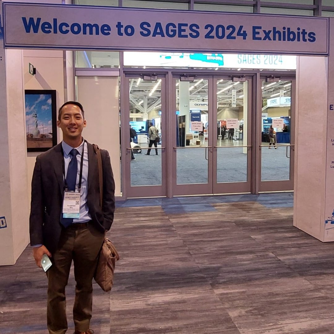 SebastianShu's tweet photo. It's been 4 amazing days in Cleveland at #SAGES2024. As someone who recently transitions from a prelim to a categorical spot, this event has served as a opportunity to self reflex about my current training, my interest in MIS and my future practice. https://t.co/bMFmdJU7XA