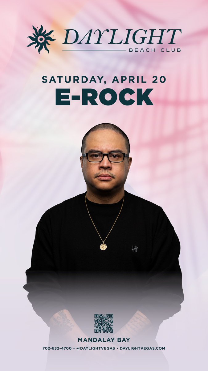 DJERock's tweet image. Vegas... Catch me @DAYLIGHTVegas later today from 3-6p! See you poolside!