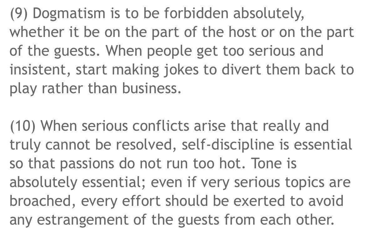 Make sure to review Kant’s rules for dinner parties so that you’re ready to celebrate his 300th birthday on Monday