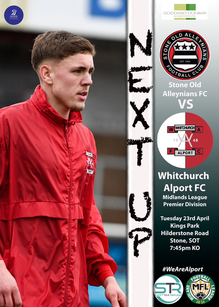 Whitchurch Alport Football Club (@alportfc) on Twitter photo LAST UP FOR THE LADS⚪️⚫️
It’s our final game of the season on Tuesday night for the lads, as we travel to <a href="/stone_OA/">Stone Old Alleynians Football Club</a> where a top 10 position is still up for grabs for us #WeAreAlport⚪️⚫️ LAST UP FOR THE LADS⚪️⚫️
It’s our final game of the season on Tuesday night for the lads, as we travel to <a href="/stone_OA/">Stone Old Alleynians Football Club</a> where a top 10 position is still up for grabs for us #WeAreAlport⚪️⚫️