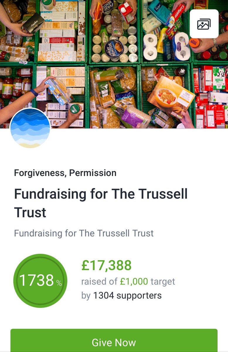 Wonderful!👏🏻👏🏻👏🏻🙏🏻🇬🇧 #Foodbank #charity #giving #thetrusselltrust justgiving.com/page/trussellt…