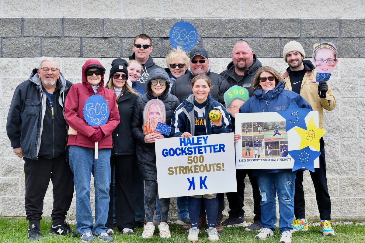 Also in Saturday's win at Western Reserve, Norwalk senior Haley Gockstetter recorded her 500th career strikeout. The NCAA Division III Heidelberg University commit has helped the Truckers (10-4, 6-0) to within two wins of their first-ever league championship.