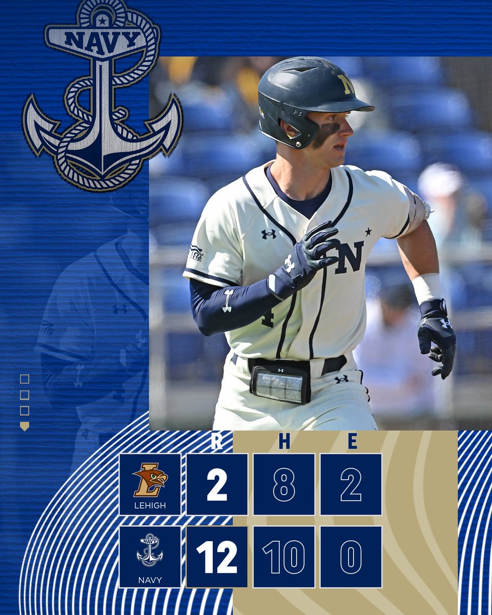 Grenn's complete game and Murtha's six RBI propel Navy to the Game 1 Win.

Game 2 is set for 3:45 p.m.

#GoNavy | <a href="/PatriotLeague/">Patriot League</a>