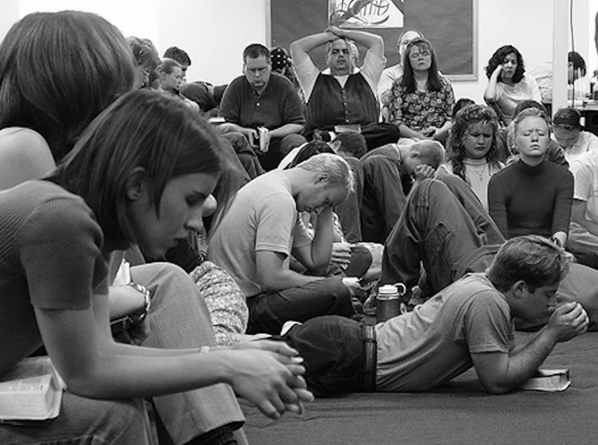 starcazm's tweet photo. It’s important to use the word cult.
Then you can see the so called “Prophetic History” is really the cult history according to the cult leader.

Only when you call it a cult can you admit being a cult member (or cult leader).

Only when you admit being a cult leader can you identify the ways you contributed to the cult - a system of profound undue influence and control - and own your part in such. 

IHOP-KC is a pseudo-Christian cult built and operated on the voluntary labor of uneducated teens and young adults.

Mike & Diane Bickle, Tracey Bickle, Misty Edwards, Clay Edwards, Stuart Greaves, Dave & Tracy Sliker, Nate & Sada Rodgers, Isaac Bennett, Dana & Matt Candler, Lenny LaGuadia, Alisha Powell etc. 
are cult leaders.

My opinions:

The “Prophetic History” should be viewed as un-Christian fictions assembled to create and reinforce the cult, until proven otherwise. 
 
All former IHOP-KC Executive Leaders, worship leaders and ministry leaders should be viewed as cult leaders (and to view themselves as such) until proven otherwise.

All former staff and students should view themselves as former cult acolytes, members, or contributors in need of therapy, deprogramming, and recovery. 

This was not a church and not a ministry. 
It was a cult with a record label and school. 

#ihopkc #mikebickle #churchtoo #cult