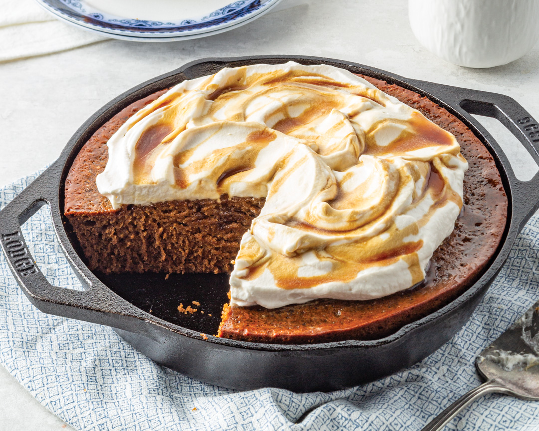 Our Cane Syrup Skillet Cake is the perfect addition to any meal. bit.ly/3QLOmtg

#cake #canesyrup #skilletcake #castiron #skilletrecipes #dessert #sweet #syrup #easybaking #Louisianacookin