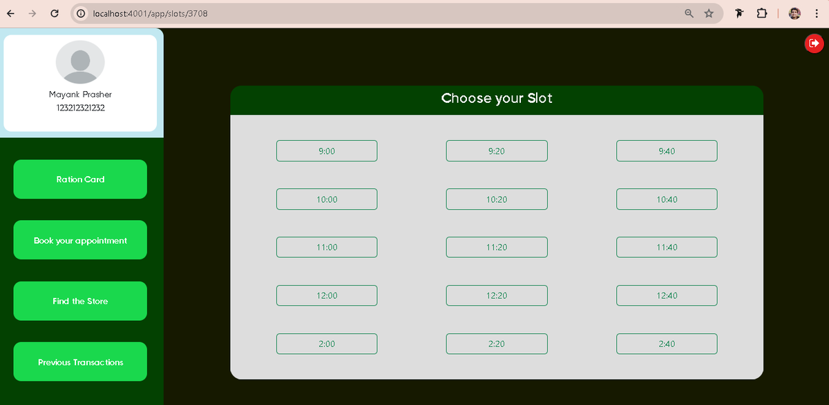 PrasherCodes's tweet photo. Day 99 #100daysofcodechallenge : Improved EasyRation's slot section using node-cron for automatic updates and intelligent disablement logic for busy slots. Ready for a seamless experience! 🕒🛒 https://t.co/g0wz4dYa5X