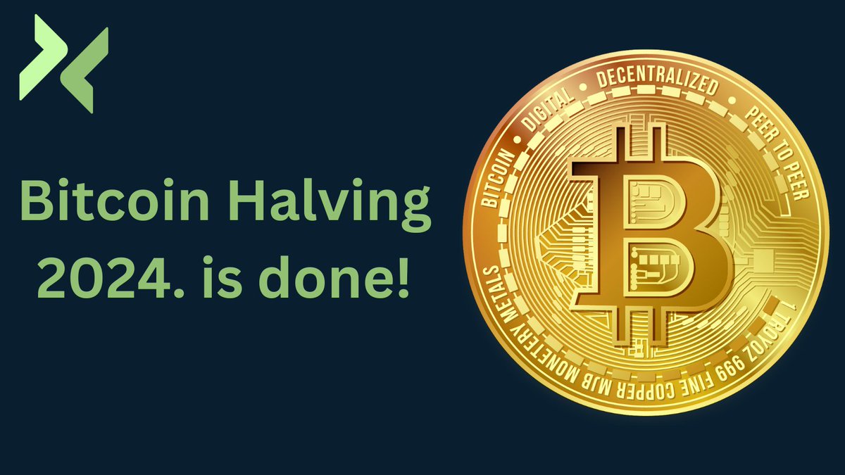 The BTC Halving is complete! 🎉 Miners now receive half the rewards for their efforts. Historically, this event has driven BTC prices higher. Are you ready for the next wave of crypto momentum? 🚀 #Bitcoin #Halving2024