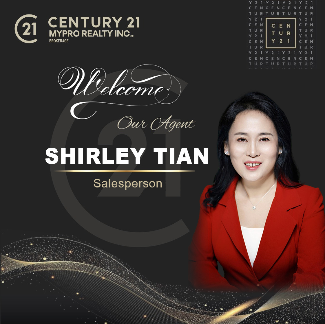 🌟 Warm Welcome to Shirley Tian! 🌟 Century 21 MyPro Realty is thrilled to announce Shirley as a new member of our brokerage! 🏡🤝 #TorontoRealEstate #TorontoHomes #TorontoRealtor #TorontoProperties #GTARealEstate #TorontoLiving #TorontoCommunity