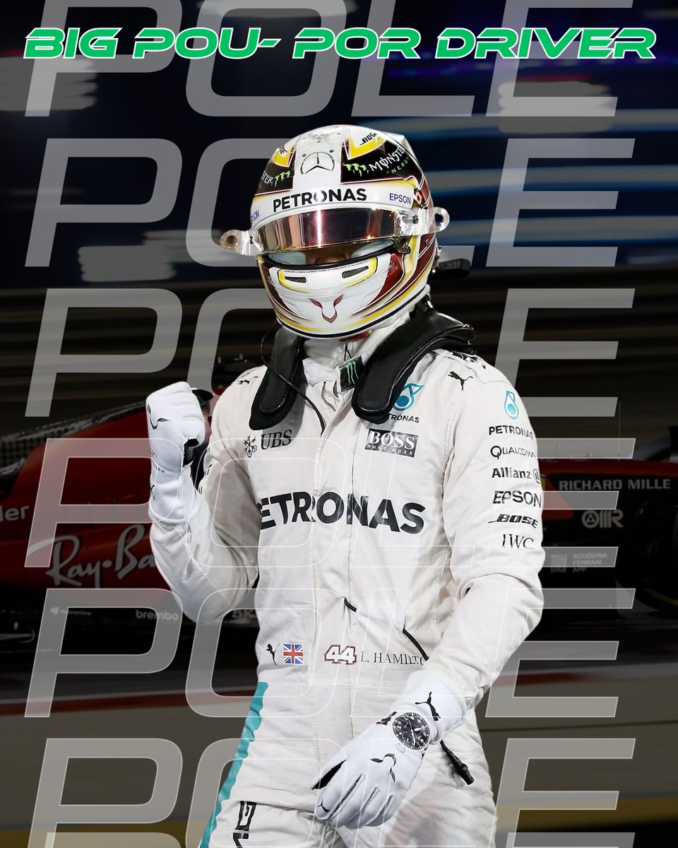 Your Guy starting on pole!! BIG POU, POR Driver. setting the fastest lap in qualo