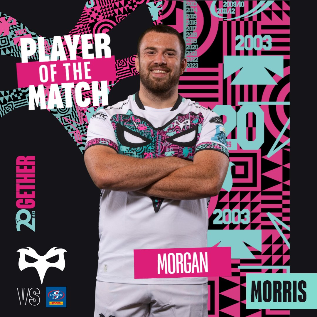 Not for the first time... your player of the match is Morgan Morris! 😤

What a performance.

#TogetherAsOne #BackInBlack