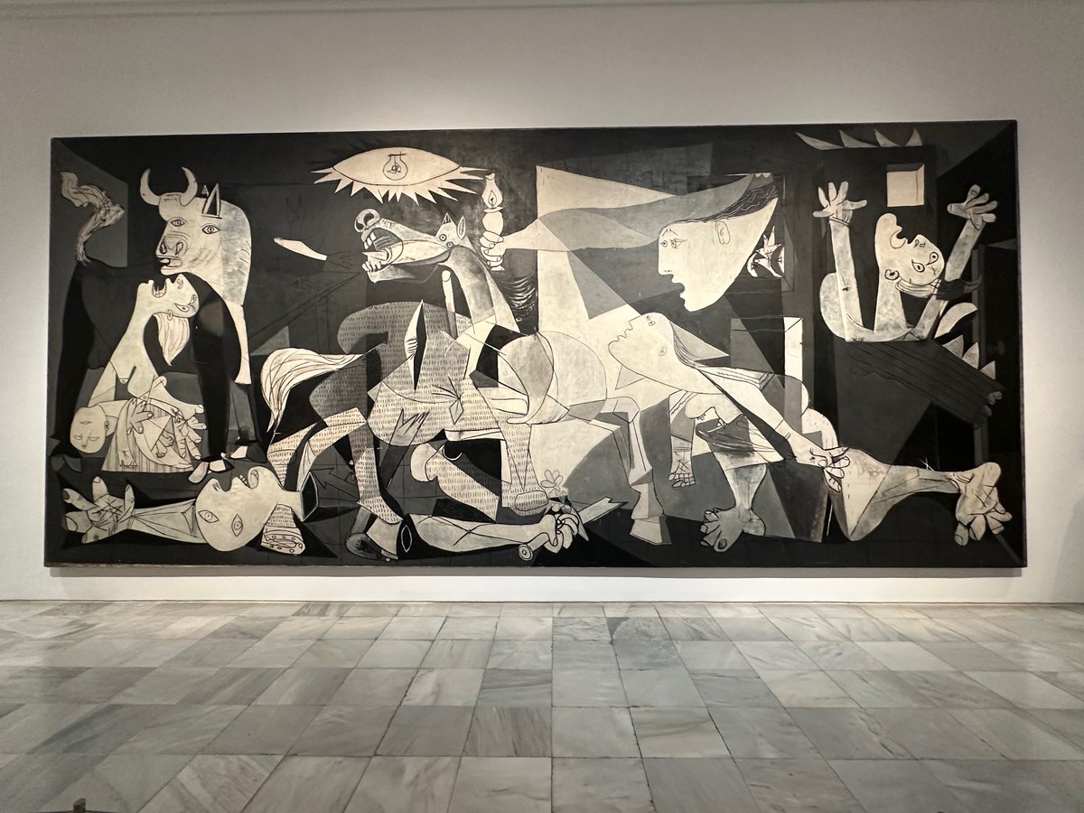 The most famous painting at the Reina Sofia museum in Madrid is of course Picasso's Guernica which reminds me of uncontrolled activation of the coagulation system. #WFH2024 #hemophilia