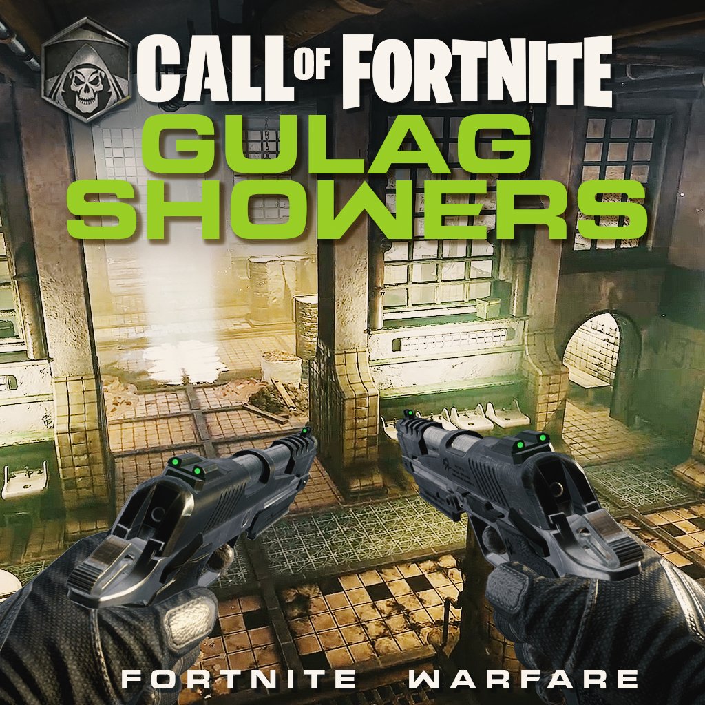 GameDevRepublic's tweet photo. Call of Duty FORTNITE - Gulag Showers - Kill Confirmed - FIRST PERSON 

Island Code:  0384-7524-8140

https://t.co/S5ViCTgQe5 https://t.co/hDmgphl8Y9