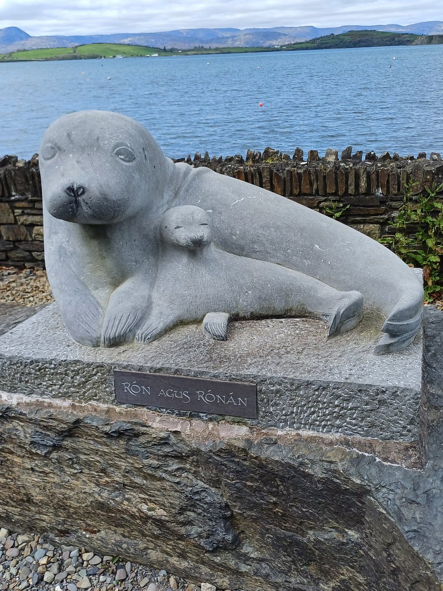 The seal and pup sculpture Bantry Cork #bantry