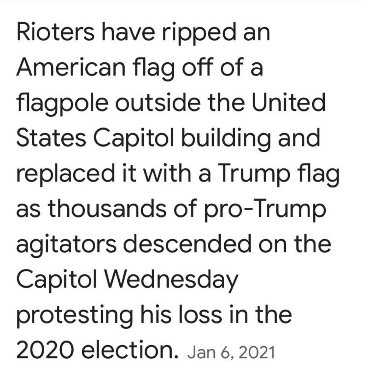 So much for MAGA calling themselves patriots or saying they love America — If you rip the American flag you just identified yourself as a traitor, an insurrectionist, a domestic terrorist & a treasonous criminal. If you hate America you should move to Russia.