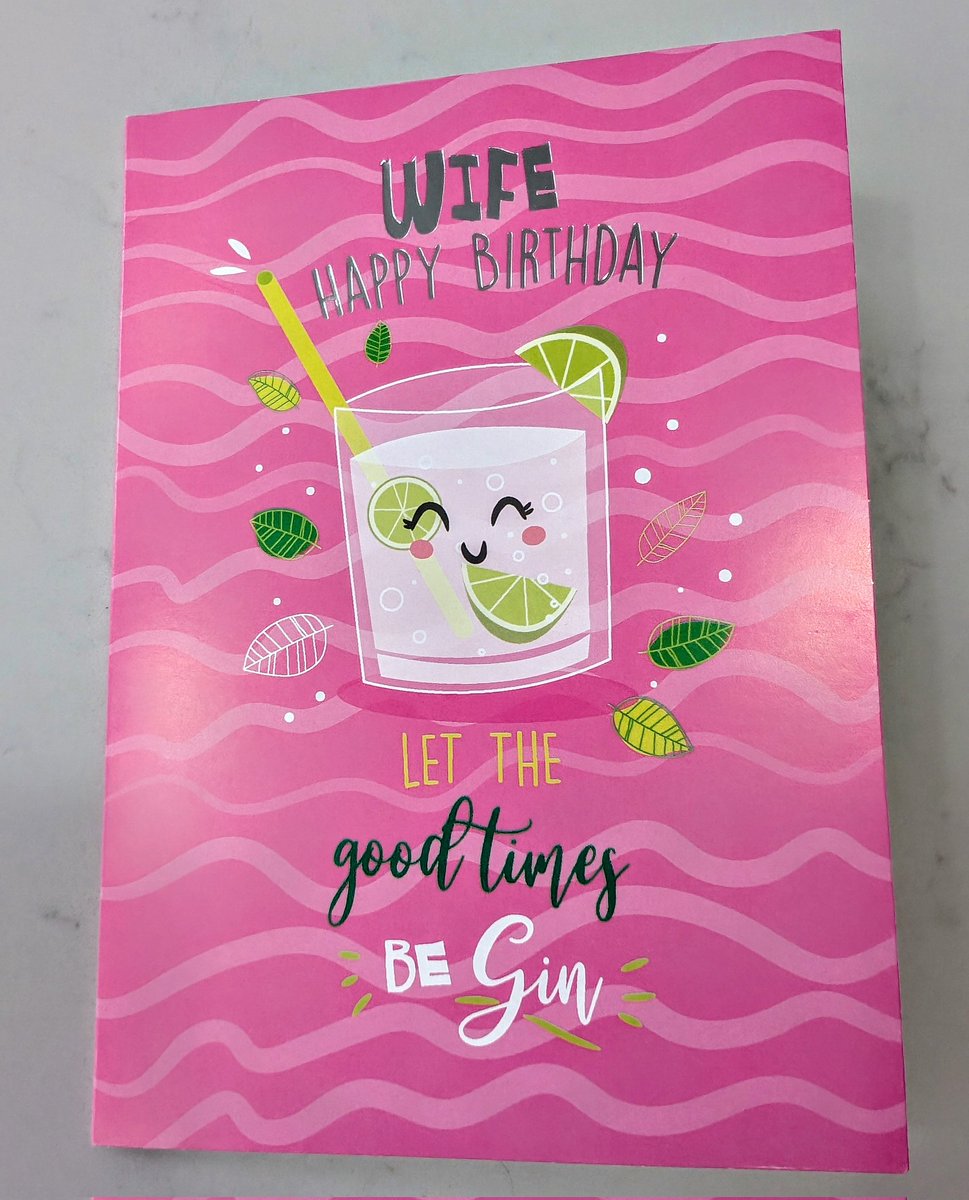 davidodono's tweet photo. One of the cards given to my six year old girl at her party today. Guessing the dad was on card duty 😂 https://t.co/NrU3dMmDqY
