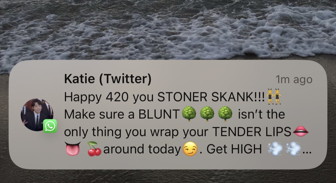 this is how I found out it’s 4/20 today