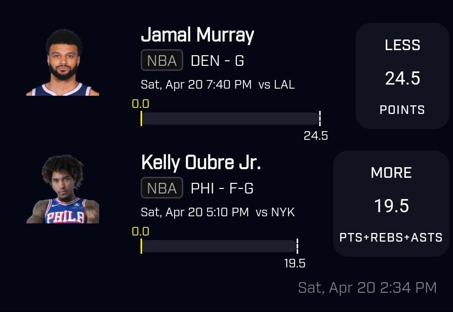 Going with these 2 Picks Let's try and cash!! 🥷 

#PrizePicks #PrizePicksNBA #GamblingX #gamblingtwitter #PlayerProps #PlayerPropBets #NBA #MLB #prizepicksmlb