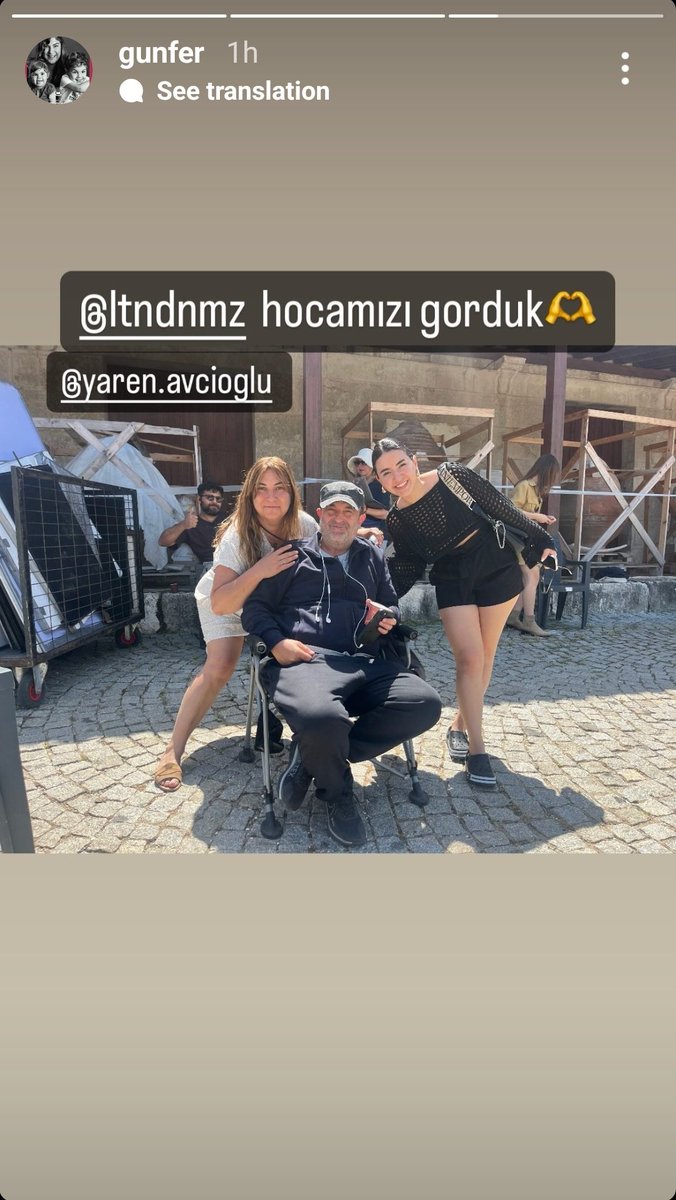 Yaaaa çok tatli... Gunfer and Yaren with Altan abi 🥹♥️ #KeremBürsin #MaviMağara