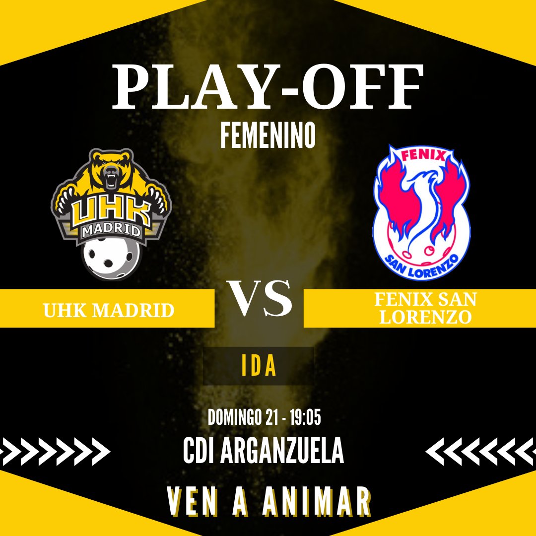 ¡ PLAY-OFF !

Ven este domingo a animarnos, acabemos la temporada todos juntos 💪🏼💛🖤

VAMOS OSOS